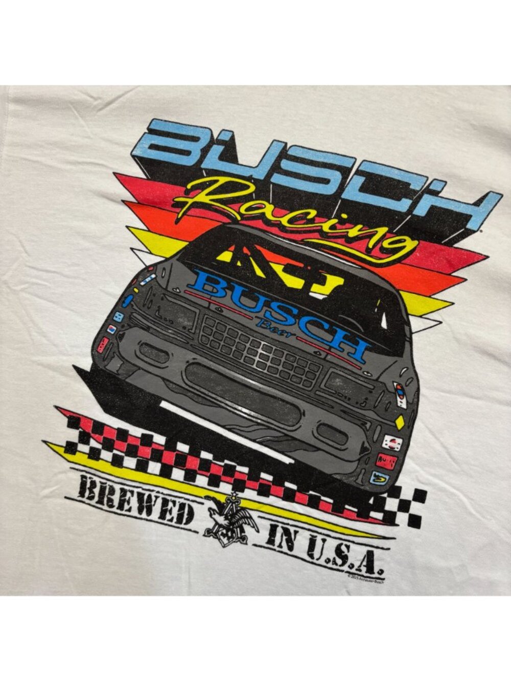 Busch “Racing” Graphic T-Shirt Size Extra Large - Picture 4 of 4